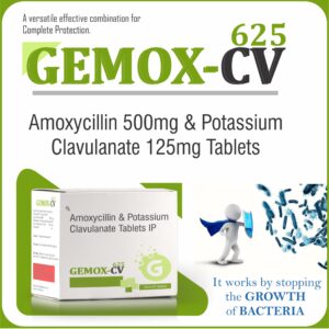 Amoxycillin 500mg & Potassium Clavulanate 125mg Tablets