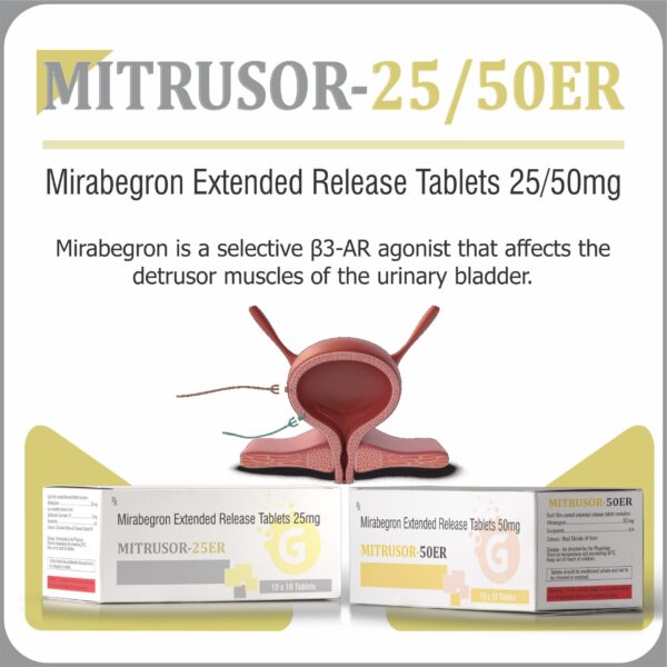 Mirabegron Extended Release Tablets 25/50mg