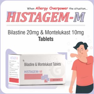 Bilastine 20mg & Montelukast 10mg Tablets