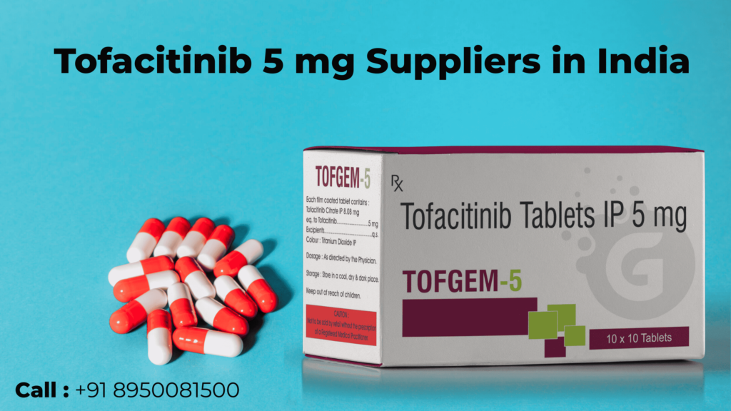 Tofacitinib 5 mg Suppliers in India